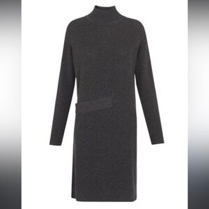 Whistles Charcoal Gray Knit Sweater‎ Dress Medium